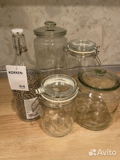 Банки коркен и вардаген IKEA