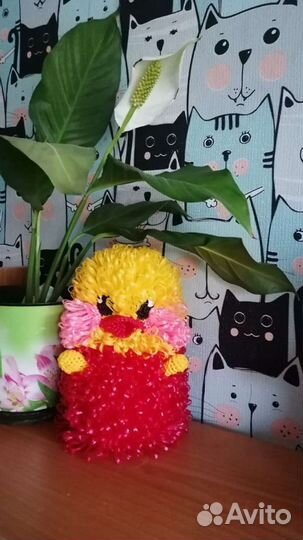 Мочалка игрушка ручной работы