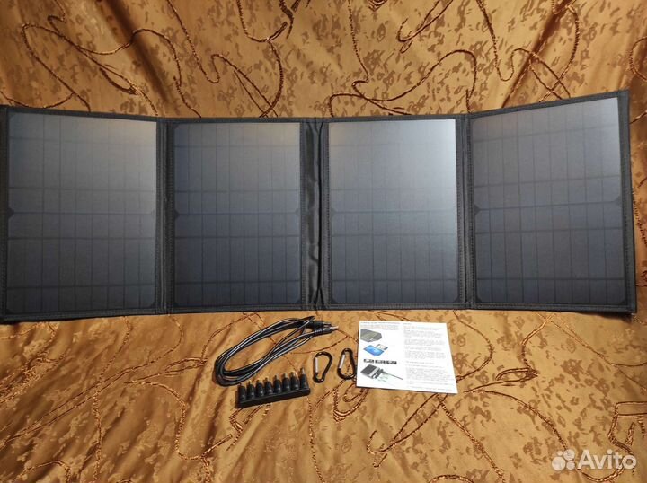 Солнечная складная батарея 40вт для ноутов всех тф