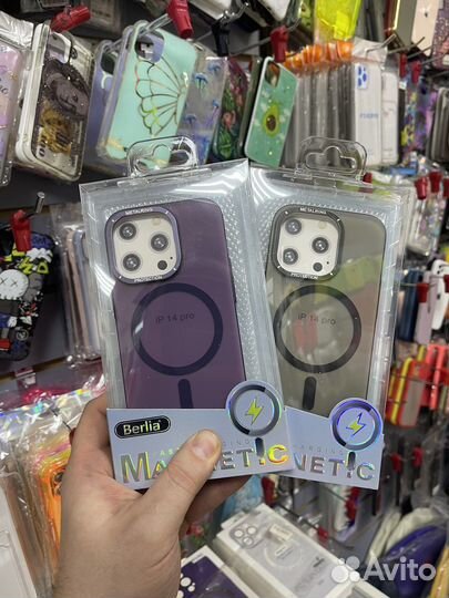 Форменные чехлы MagSafe Berlia, для iPhone 13-14