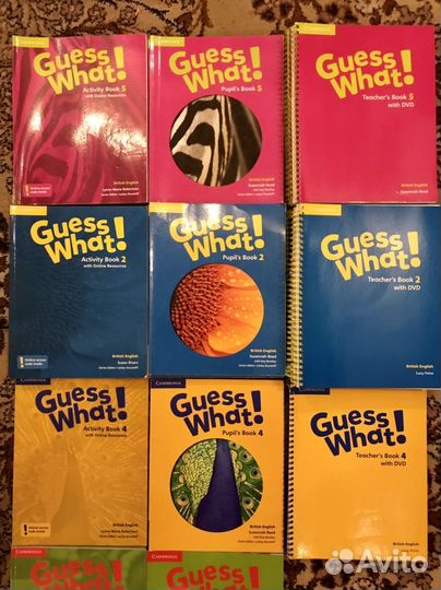 Учебники Guess What #2,3,4,5, английский