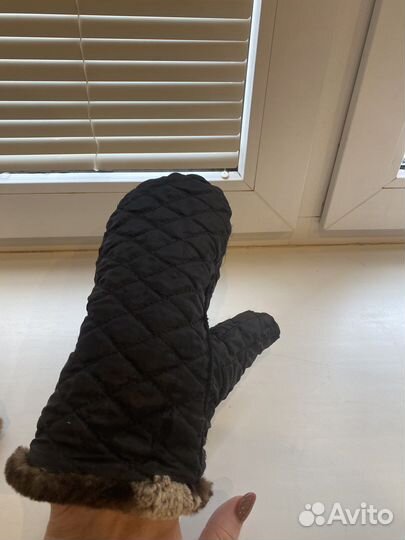 Варежки женские кролик рекс