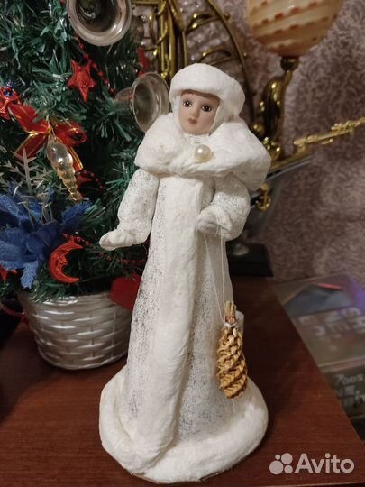 Снегурочка, ватная, ручная работа