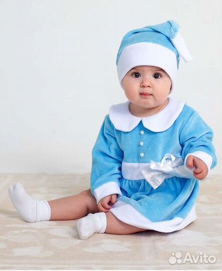 Костюм снегурочки рост 60-80 см