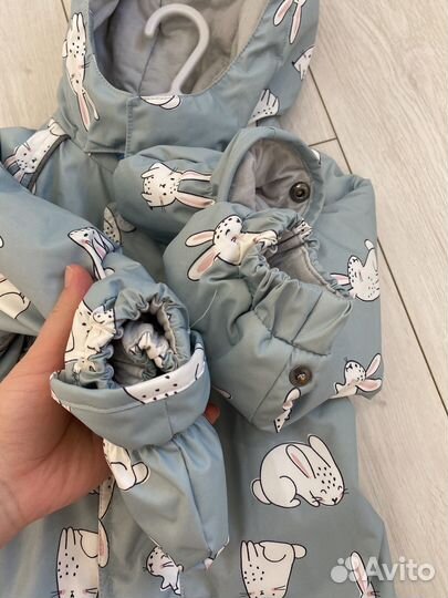 Комбинезон демисезонный 80-86 на девочку crockid