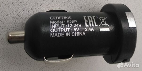 2.4 А Gerffins автомобильное зарядное новое