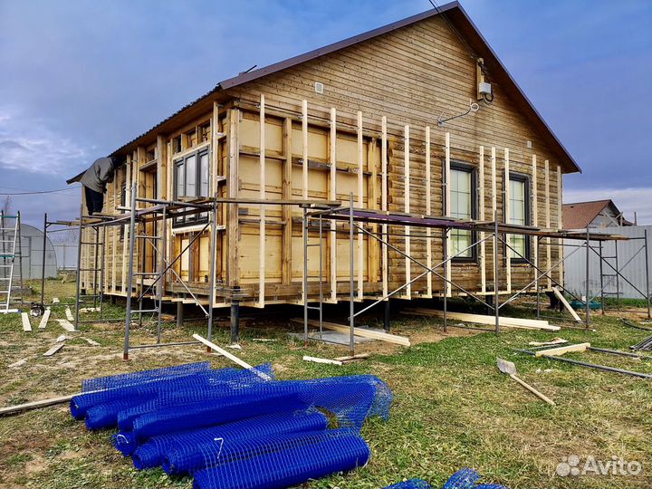 Утепление эковатой стен, Кровли, Мансарды, домов