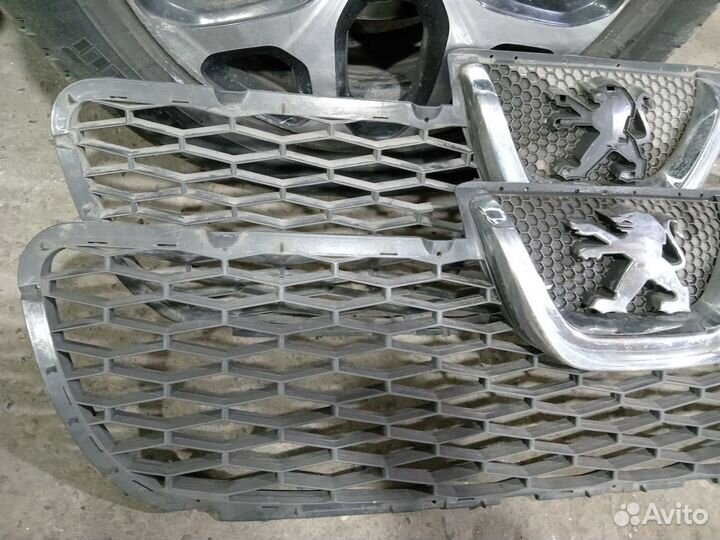 Peugeot boxer Решетка Радиатора, хром, лев