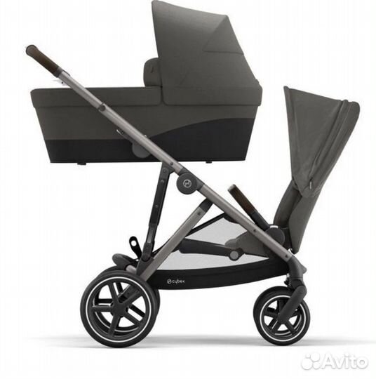 Коляска для погодок cybex gazelle S soho grey
