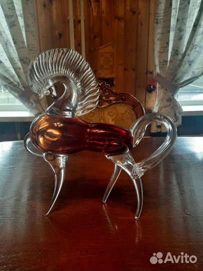 Статуэтка Конь Гусь-Хрустальный