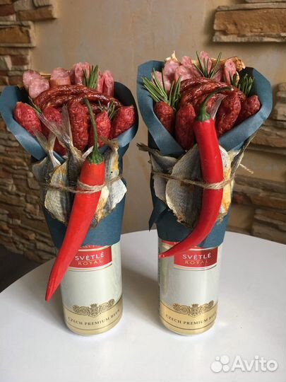 Мужские букеты съедобные