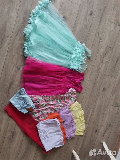 Вещи пакетом на девочку рост 122,128