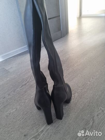 Сапоги-ботфорты новые с биркой