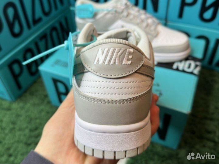 Кроссовки Nike sb dunk low grey fog