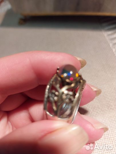 Серебряное кольцо женское