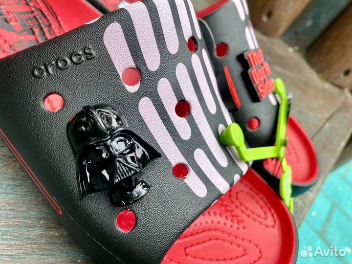 Crocs Star wars Darth Vader classic slide оригинал