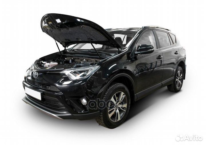 Амортизаторы капота toyota rav4 2013. крепеж