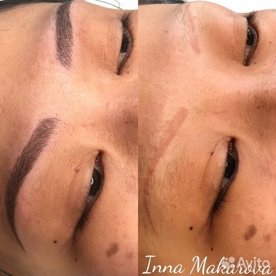 Перманентный макияж микроблейдинг PhiBrows татуаж