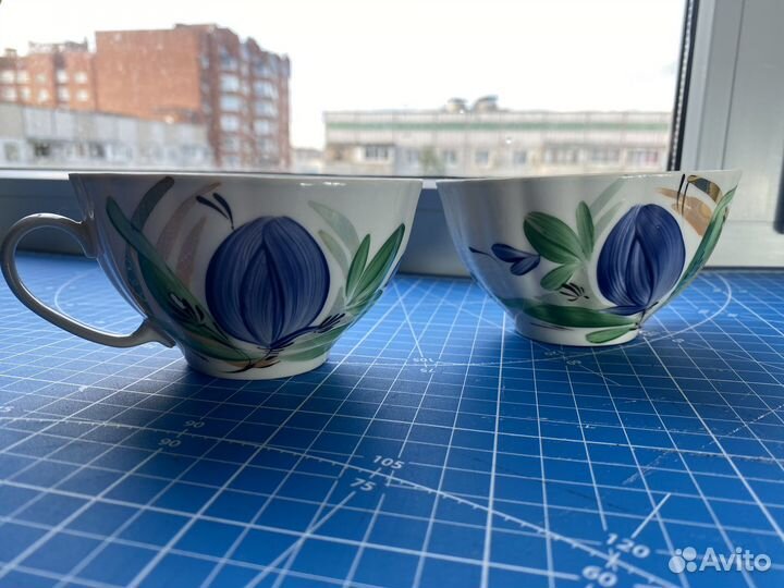 Чайные чашки СССР. дулево. агашки