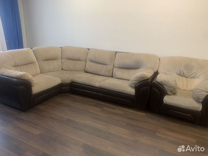 Угловой диван бу
