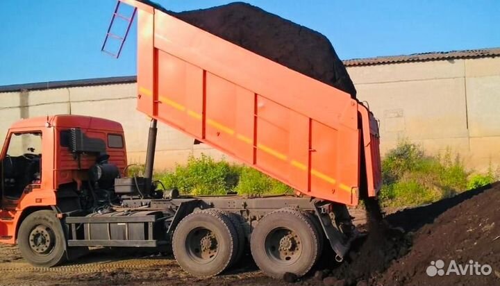 Грунт растительный в мешках(50л),валом до 25м3