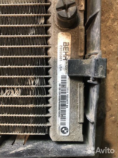 Доп радиатор бмв х6 х5 е70 е71 м57