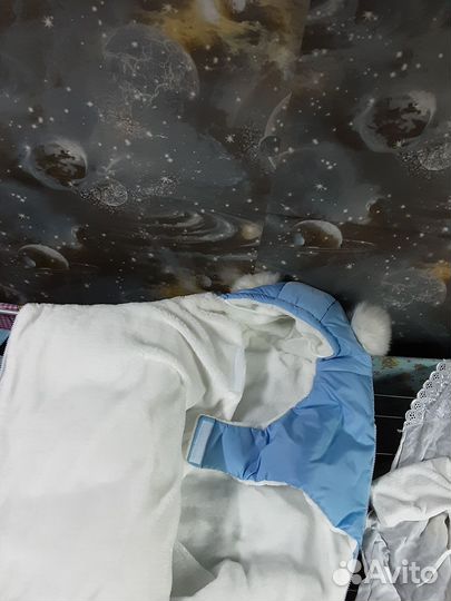 Конверт на выписку зимний для мальчика