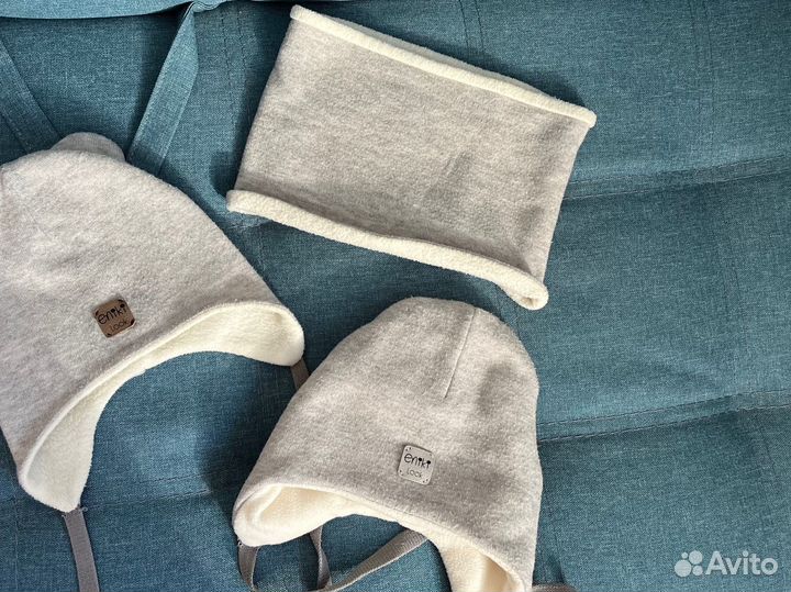 Комплект шапка и снуд детский 44 46