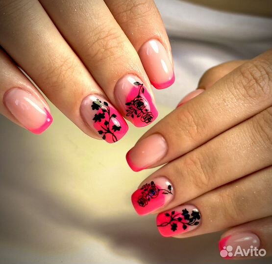 Услуга маникюра, наращивание и smart-педикюра