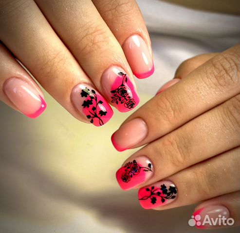 Услуга маникюра, наращивание и smart-педикюра