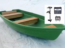 Лодка пластиковая с электромотором Тортилла-4 Эко
