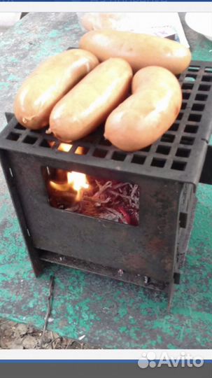 Мангал, походная печь под казан