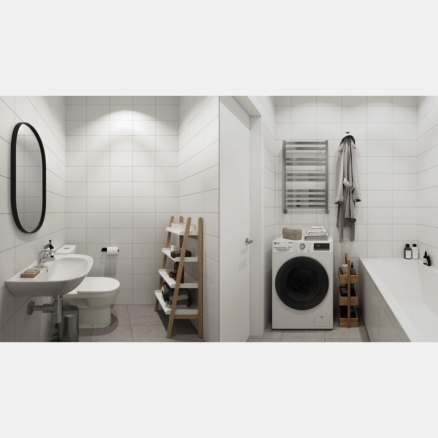 1-к. квартира, 46,6 м², 4/24 эт.