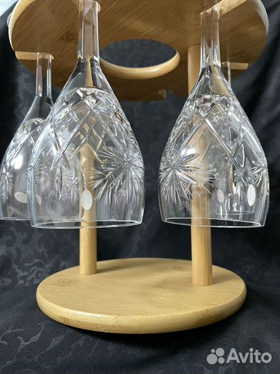 Подставка для бокалов и бутылки