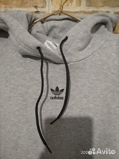 Серое худи Adidas ориг р S/M