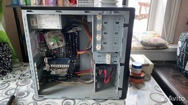 Офисник Q8300 4*2.5/4GB/450w/SSD120Gb/210(1gb)