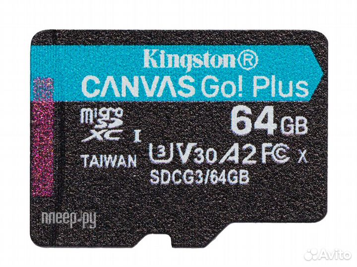64Gb - Kingston microsdhc 170R A2 U3 V30 Canva