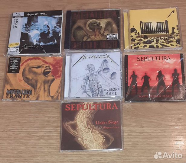 Cd: Metallica; Sepultura