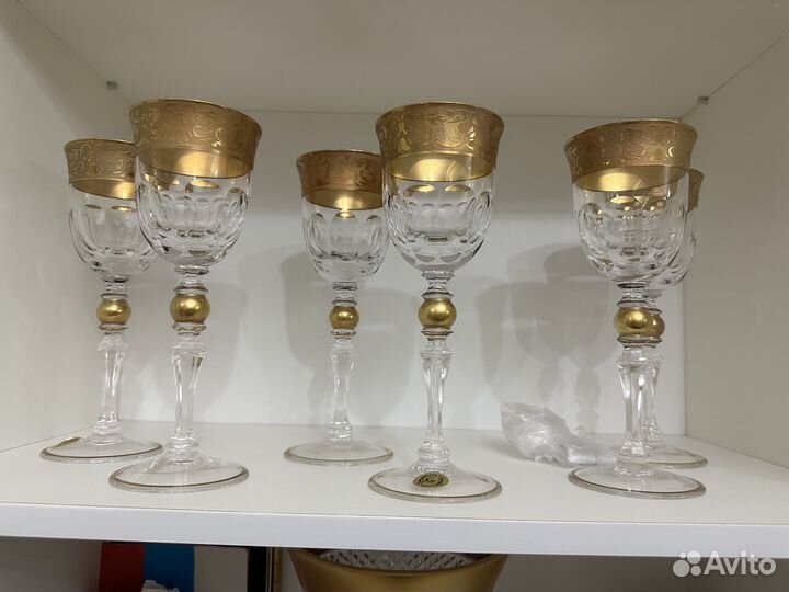 Бокалы bohemia crystal