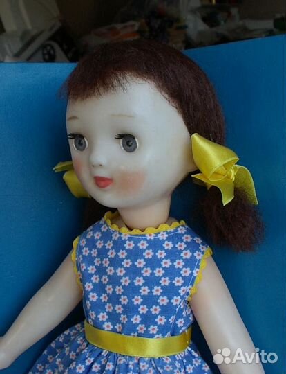 Редкая паричковая кукла пластмасса СССР разные