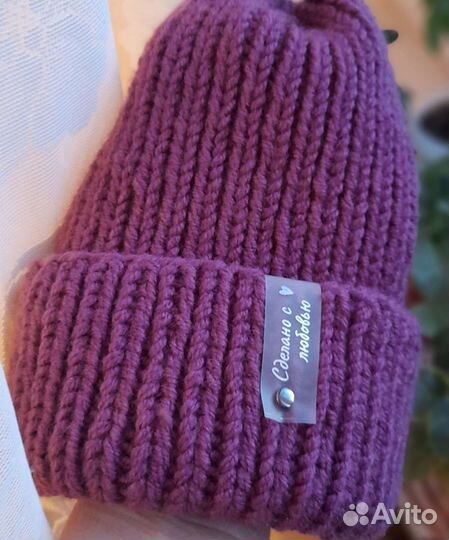 Комплект шапка и снуд женский ручная работа