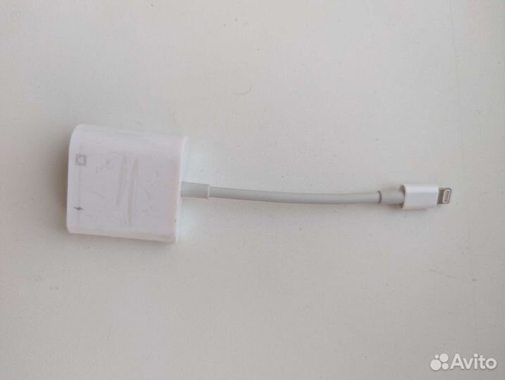 Ethernet RJ45 переходник lightning iOS с зарядкой