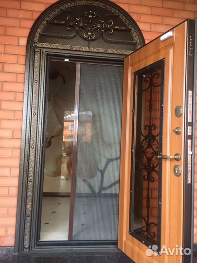 Дверная москитная сетка Гармошка