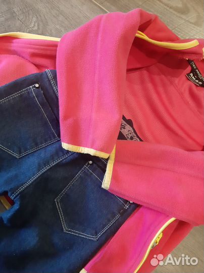 Куртка софтшелл kappahl kaxs+утеплен джинсы,104