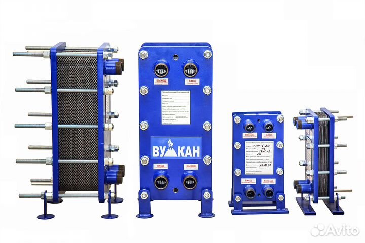 Теплообменник пластинчатый, нагрев воды