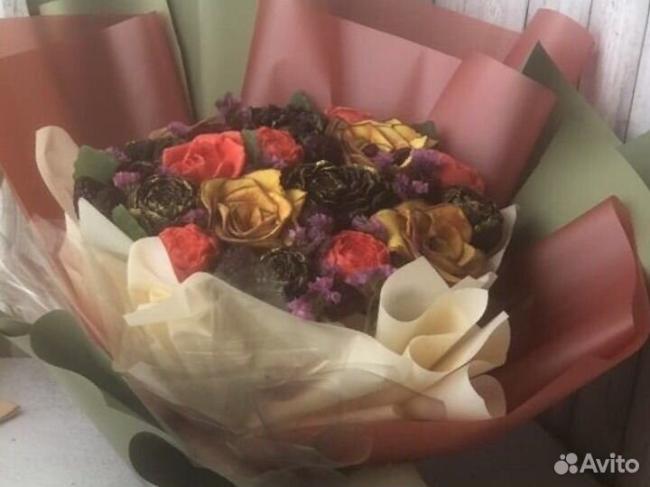 Съедобный букет из сладостей на подарок