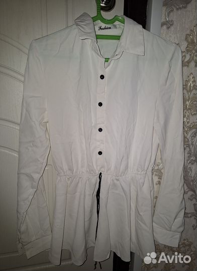 Блузка белая на девочку