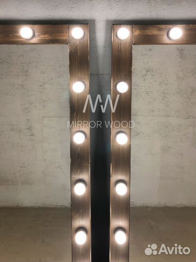 Гримерное зеркало с подсветкой