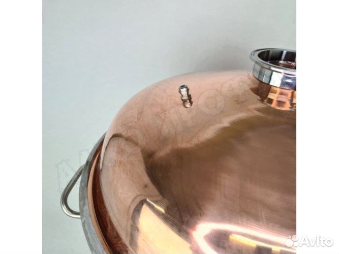 Куб перегонный 100л медная купольная крышка 3
