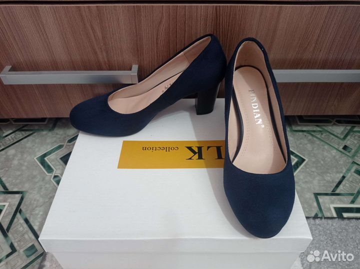 Туфли женские 36 размер замшевые